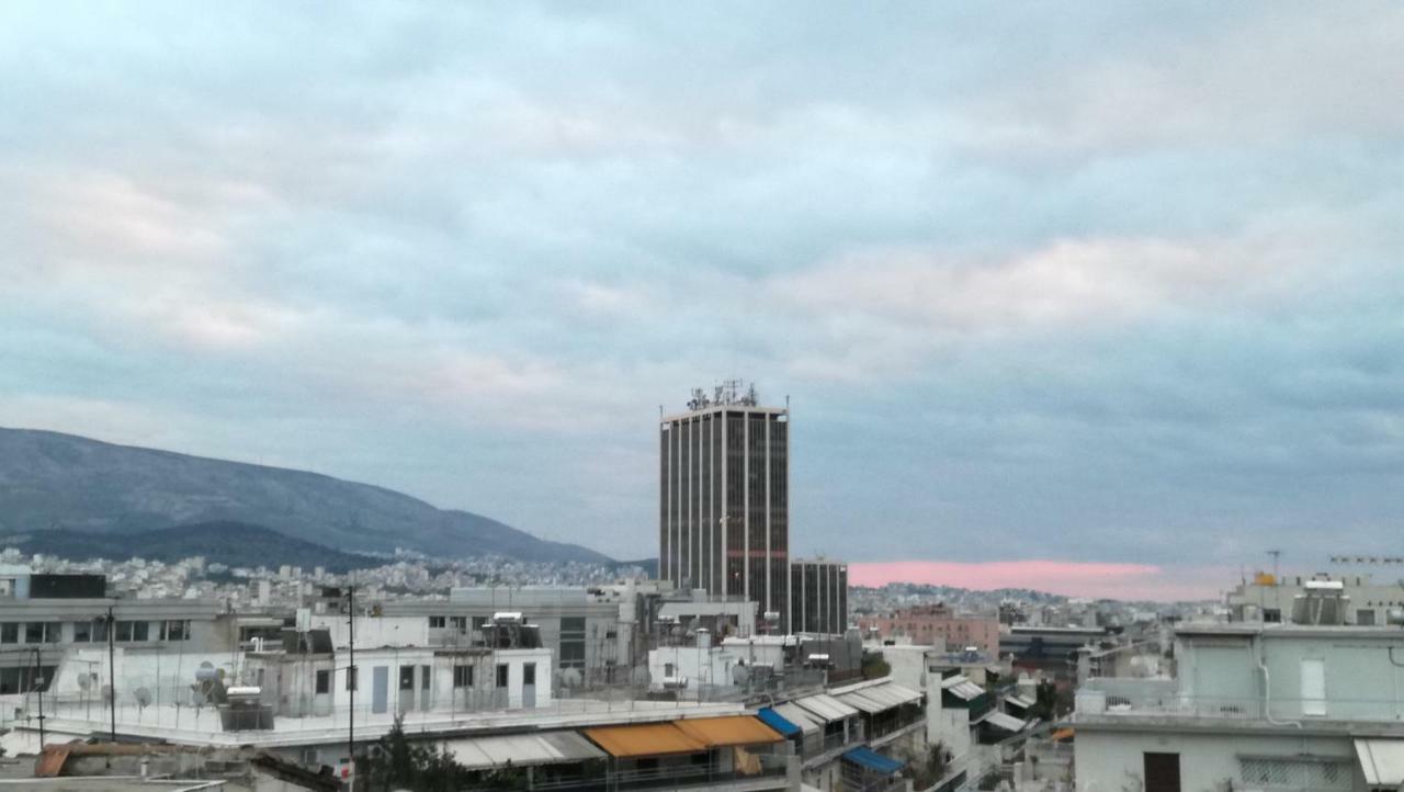 Central 6Th Floor Studio Near Metro & View&200Mbps Athen Exterior foto