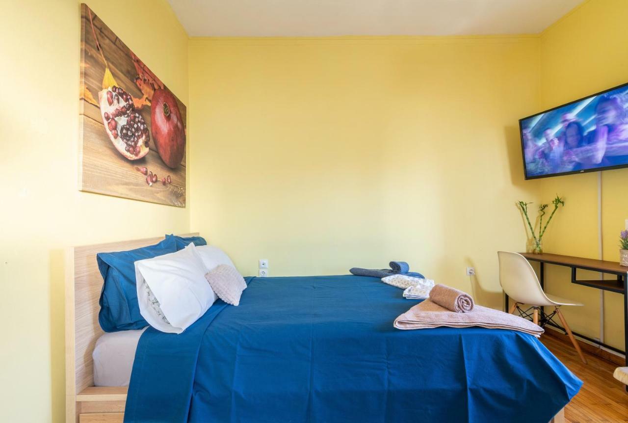 Central 6Th Floor Studio Near Metro & View&200Mbps Athen Exterior foto